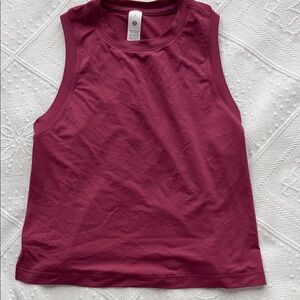 Lululemon Athletica Deep Red Tank Top
